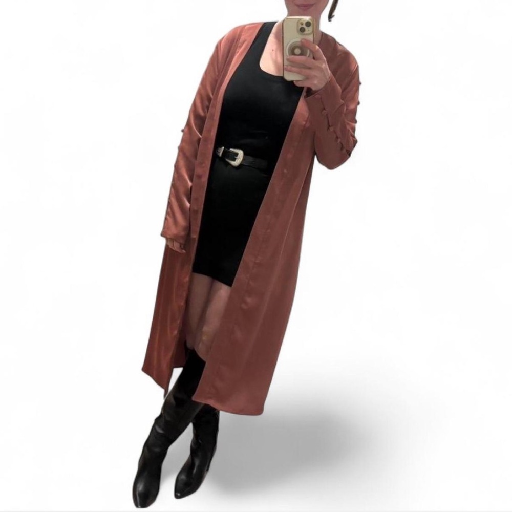 Missguided Dusty Rose Bohemian Robe/Duster. Size 6